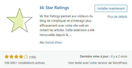 extension wordpress kk star ratings