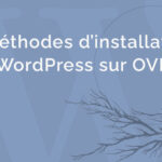 installation de Wordpress sur OVH