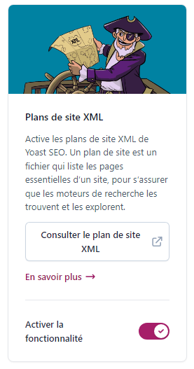 créer un sitemap sur WordPress avec Yoast SEO