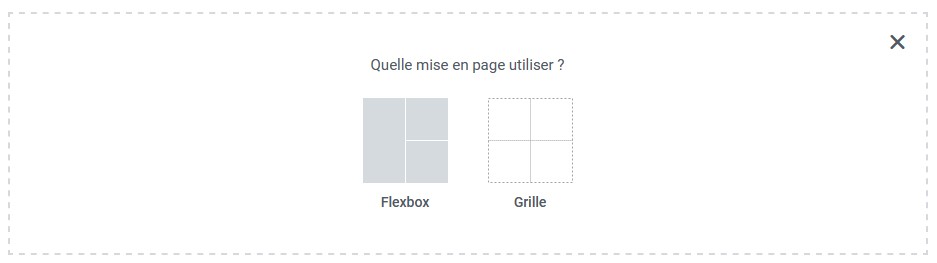 Sélectionner la structure adaptée à votre design