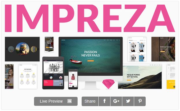 Impreza theme wordpress themeforest