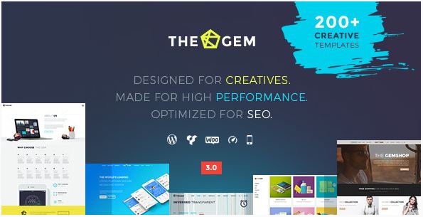 The Gem theme wordpress themeforest